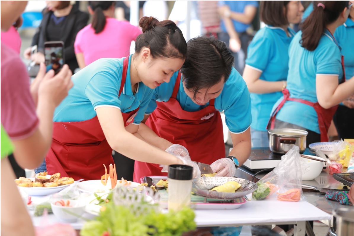 Rạng Đông – Tưng bừng Hội thi nấu ăn 2018 & Trao thưởng thi đua đợt 1/2018